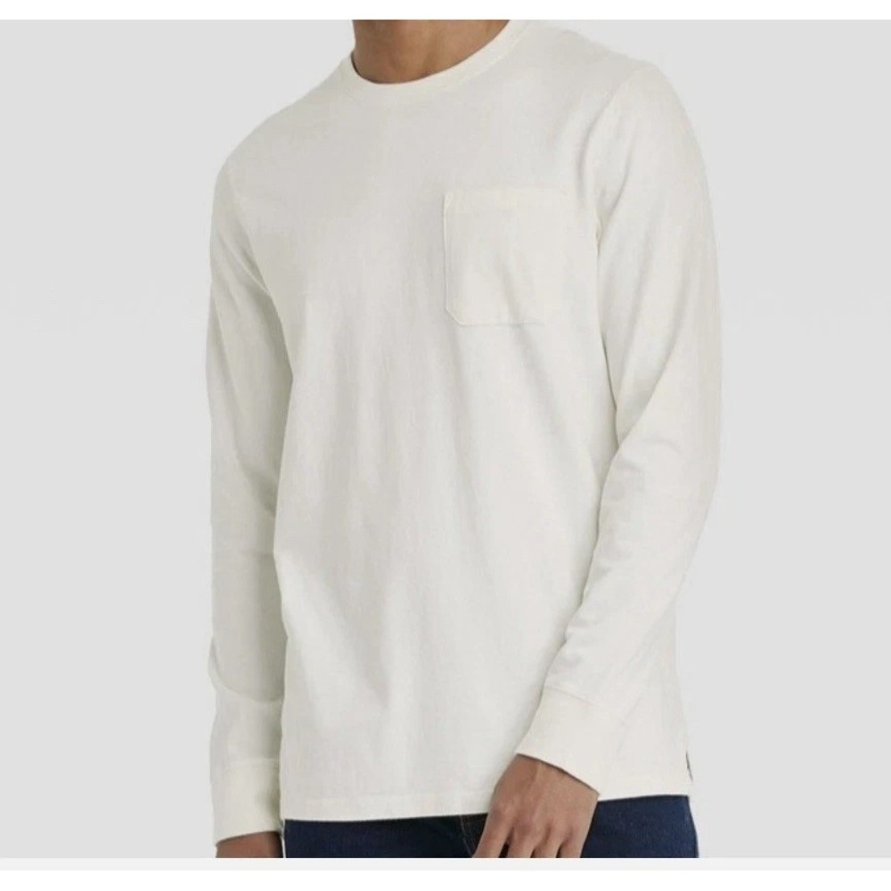 NEW Men's Goodfellow & Co Shirts New Long Sleeve Pocket T-Shirt Size MEDIUM